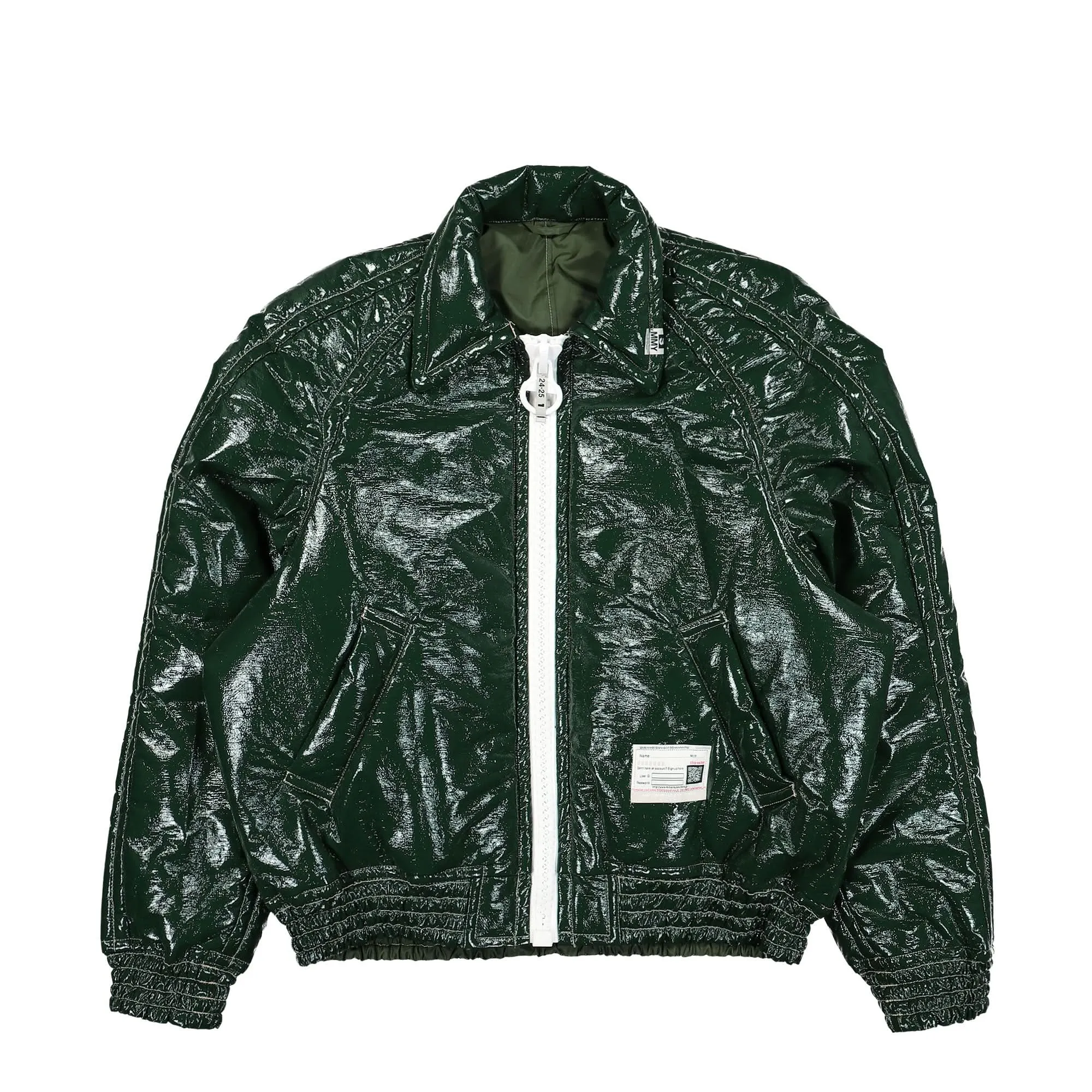 Fake Enamel Puffer Blouson