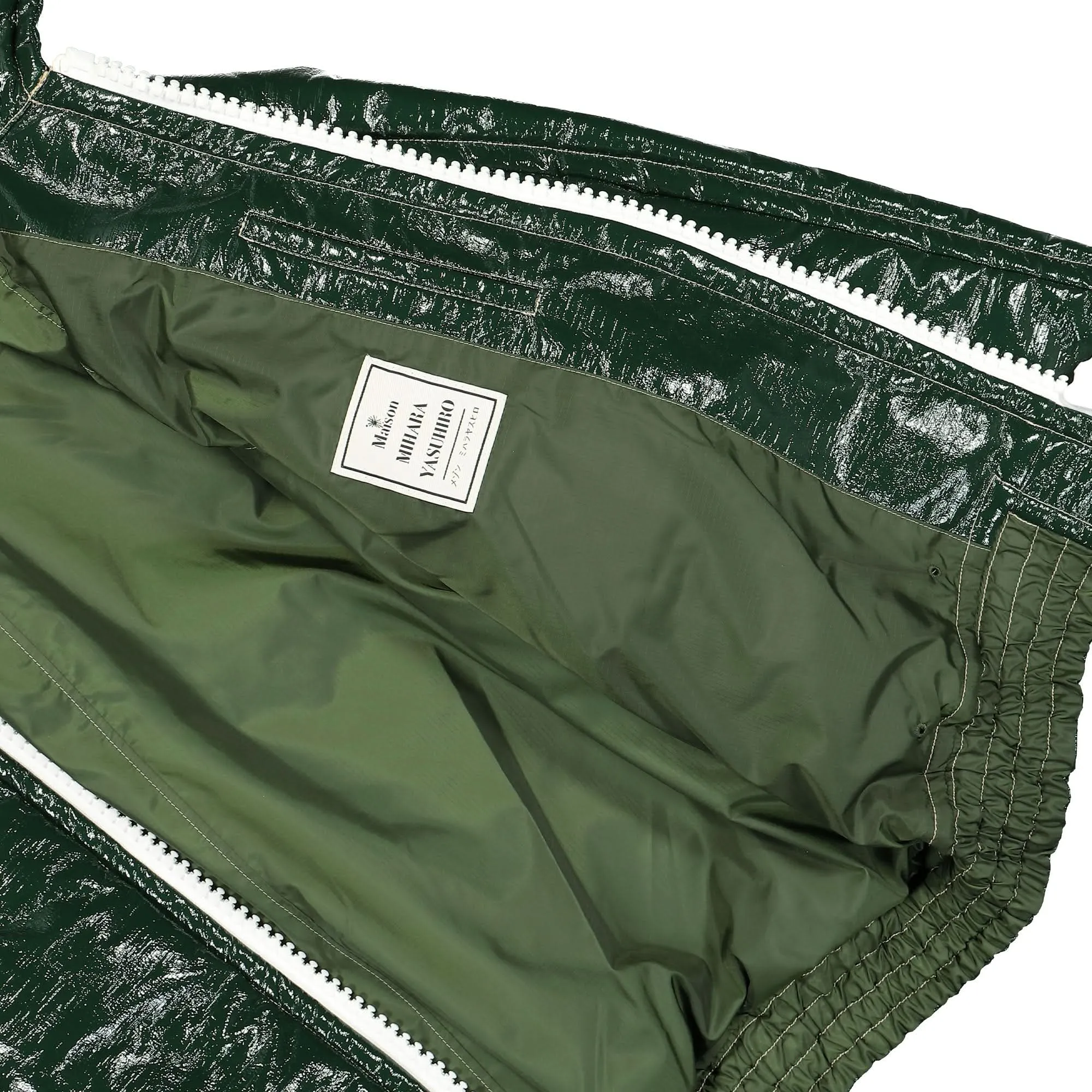Fake Enamel Puffer Blouson
