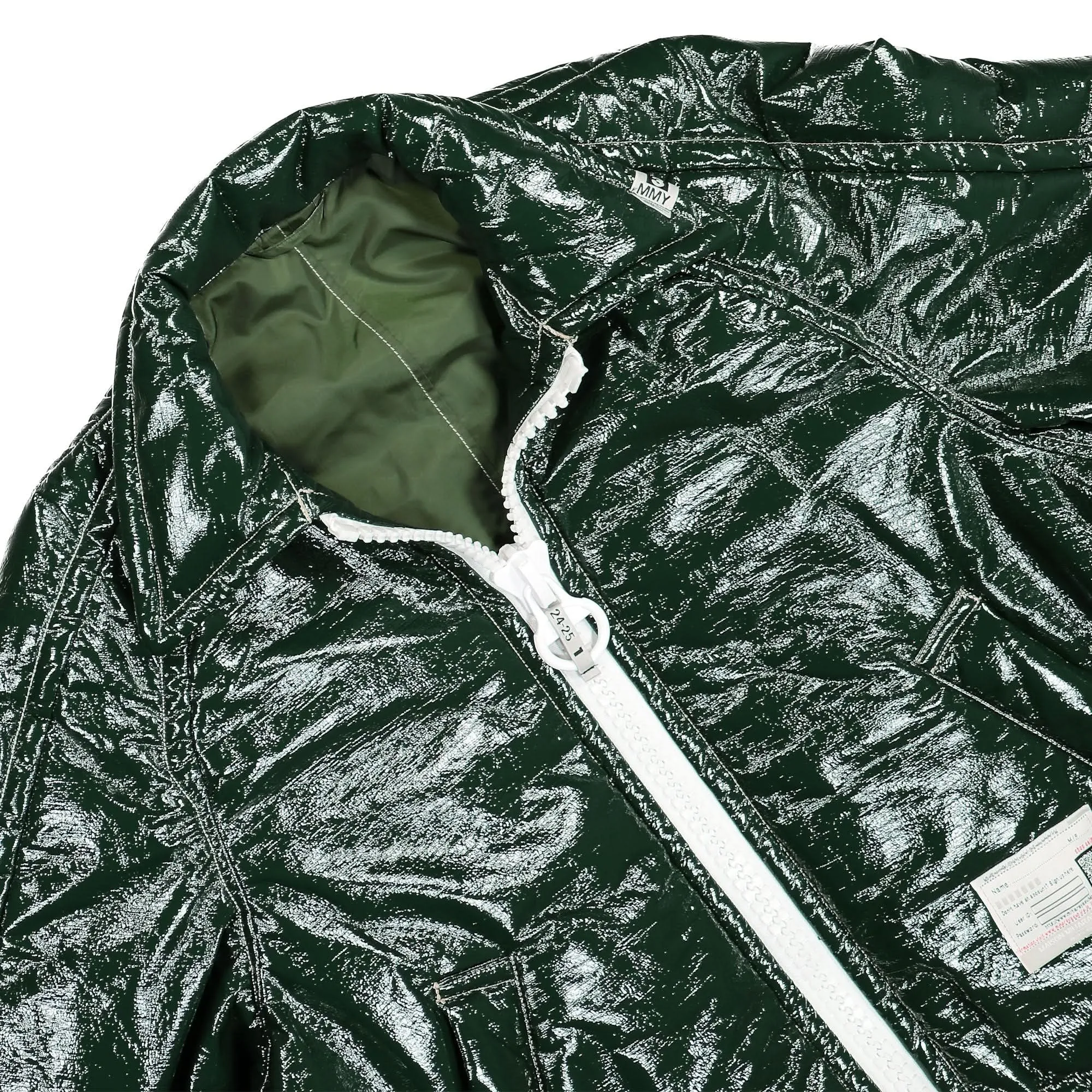 Fake Enamel Puffer Blouson