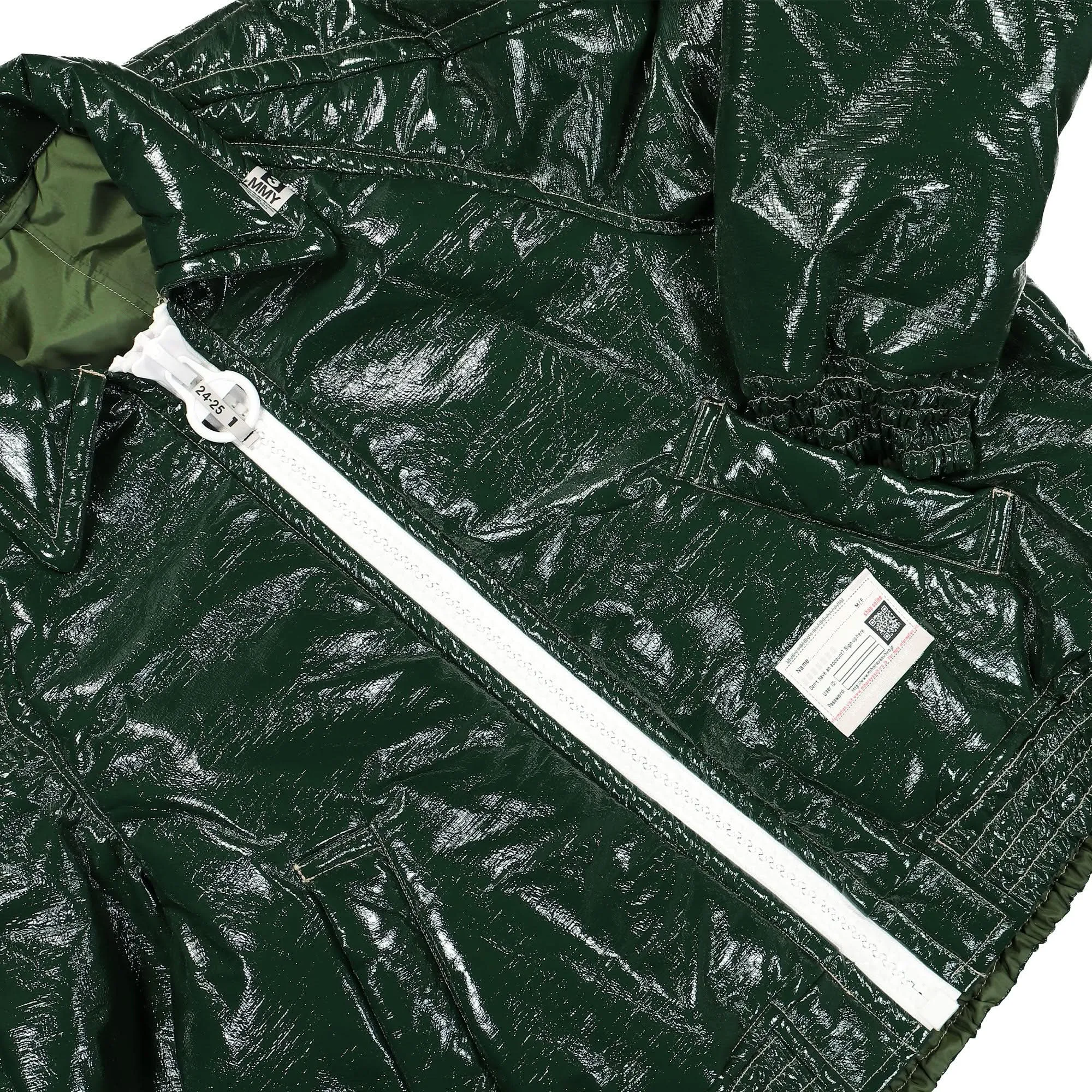 Fake Enamel Puffer Blouson