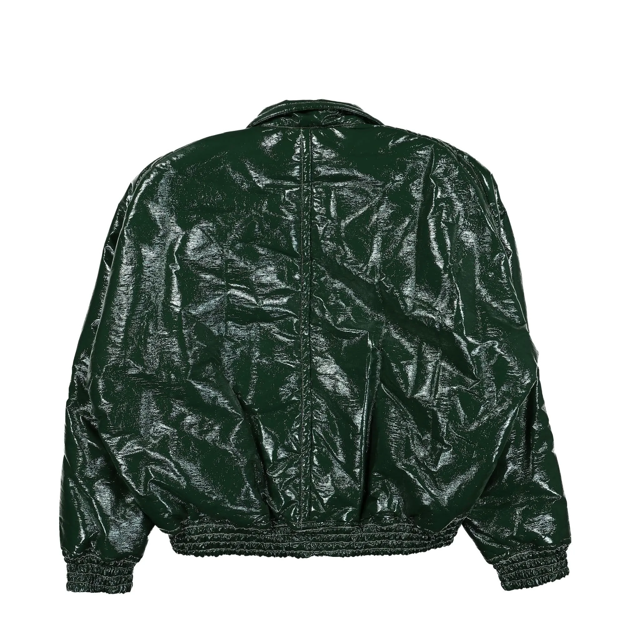 Fake Enamel Puffer Blouson