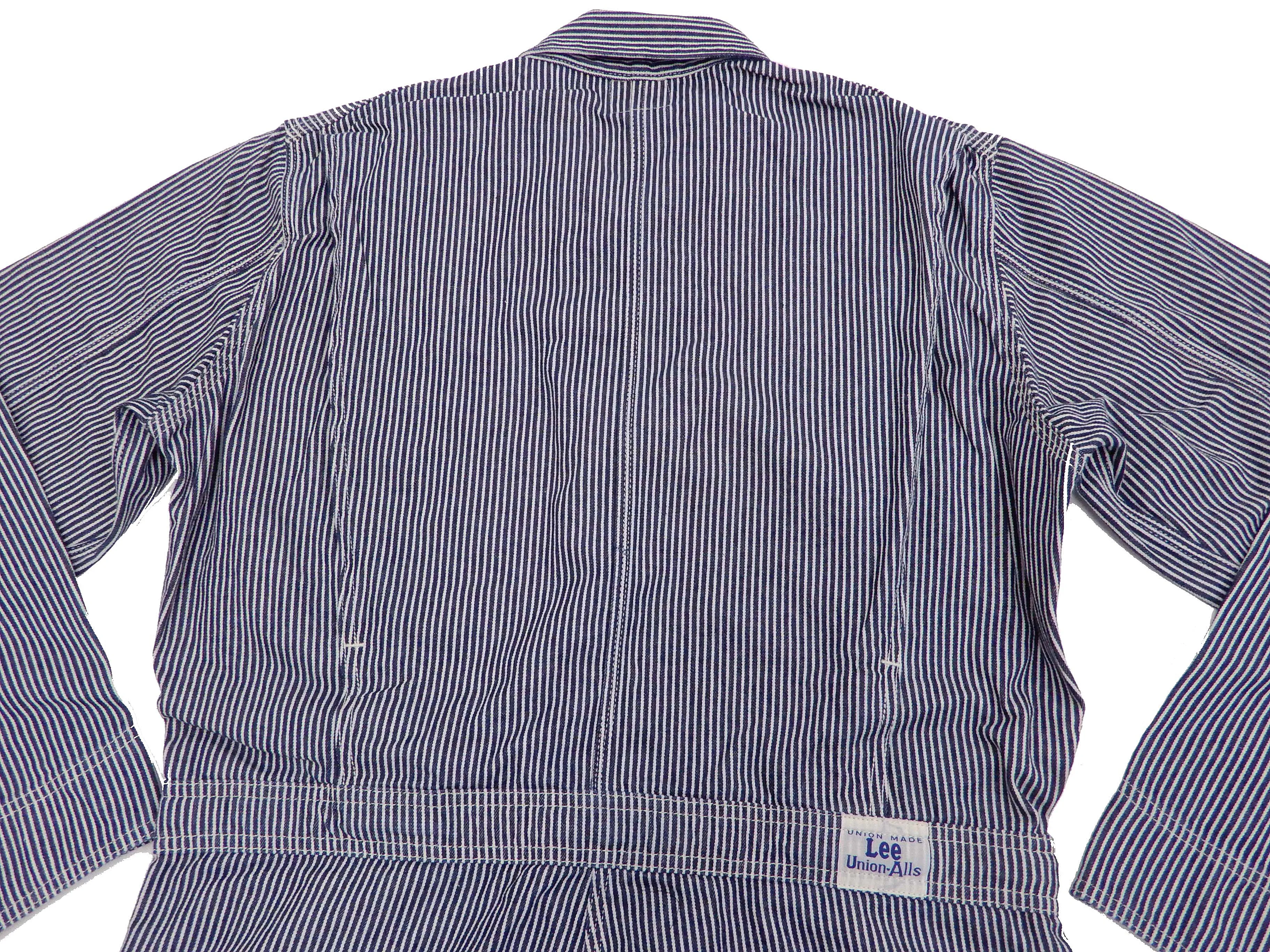 Lee Coverall Men's Reproduction of Union-All Long Sleeve Unlined Coveralls LM7213 LM7213-104 Hickory Stripe