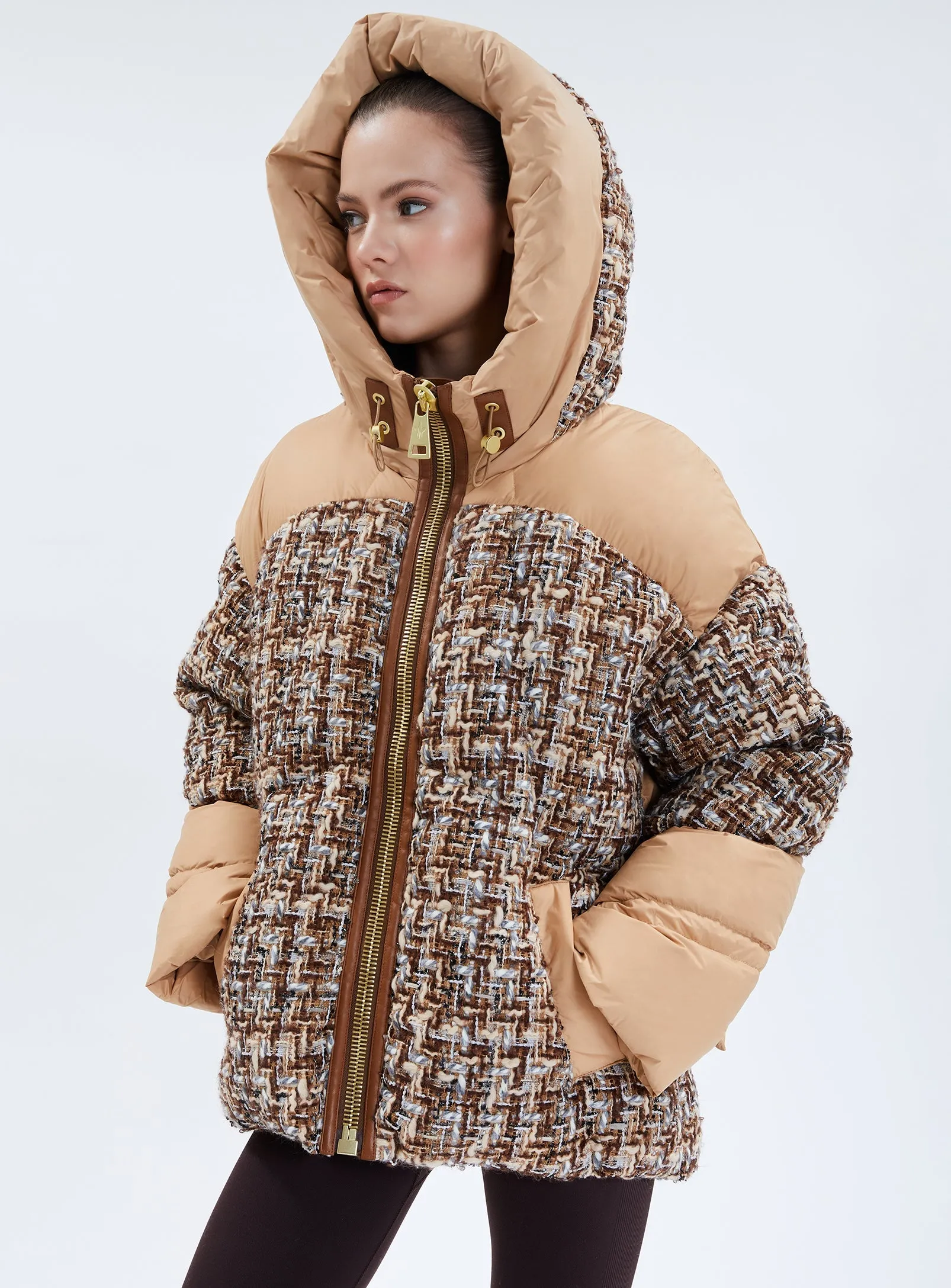 MATIGNON | TWEED JULES PUFFER JACKET