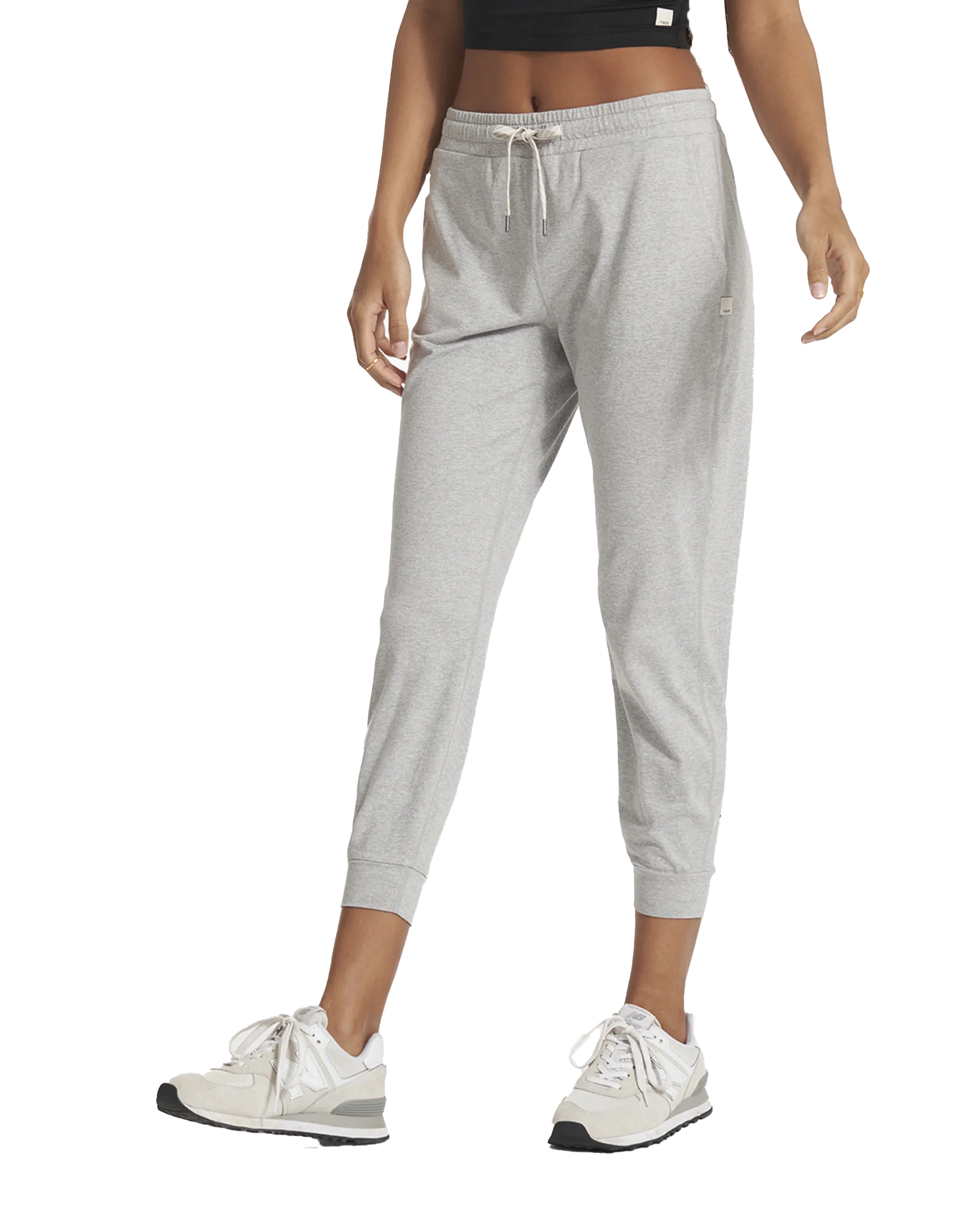 Performance Joggers in Pale Grey Heather