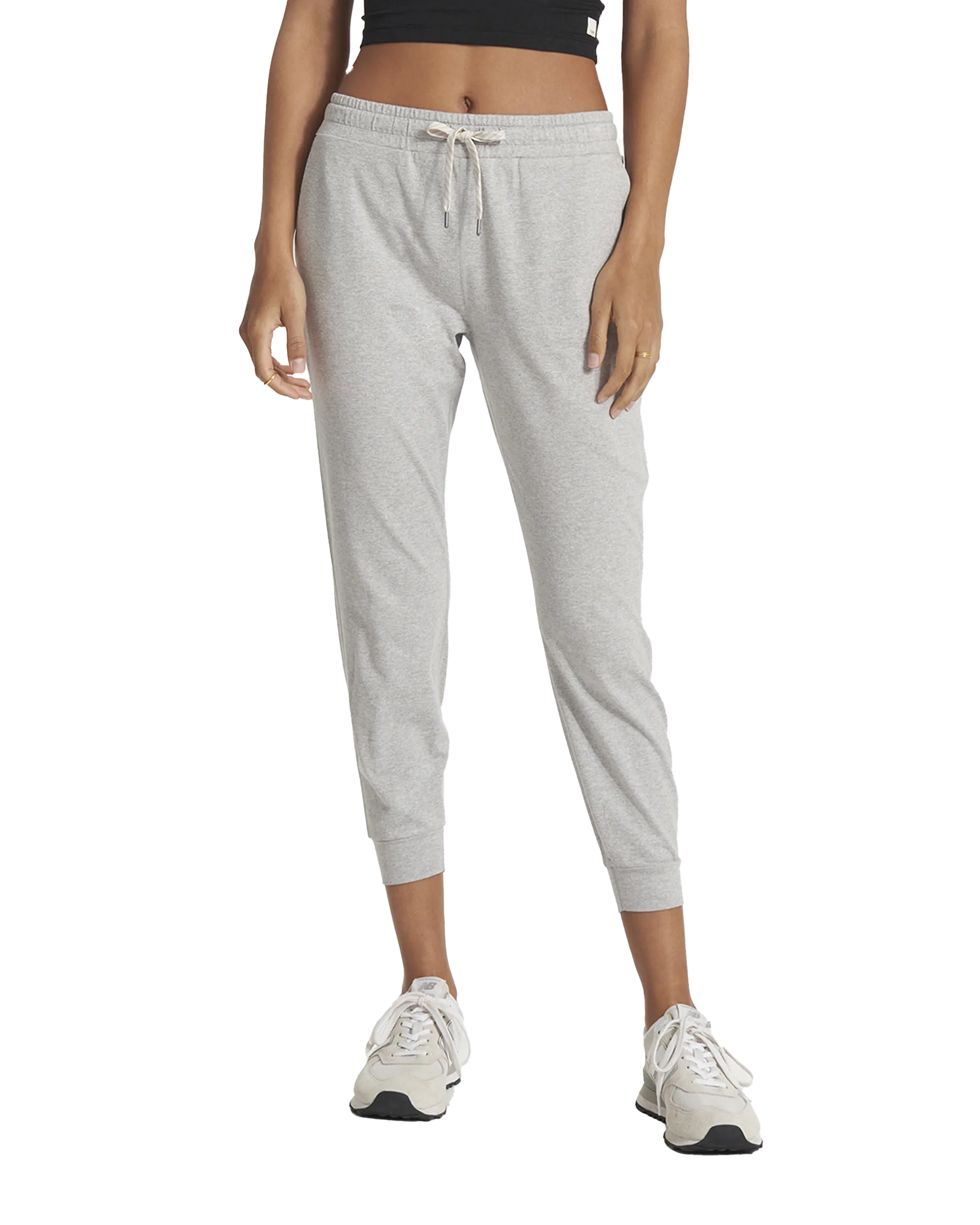 Performance Joggers in Pale Grey Heather