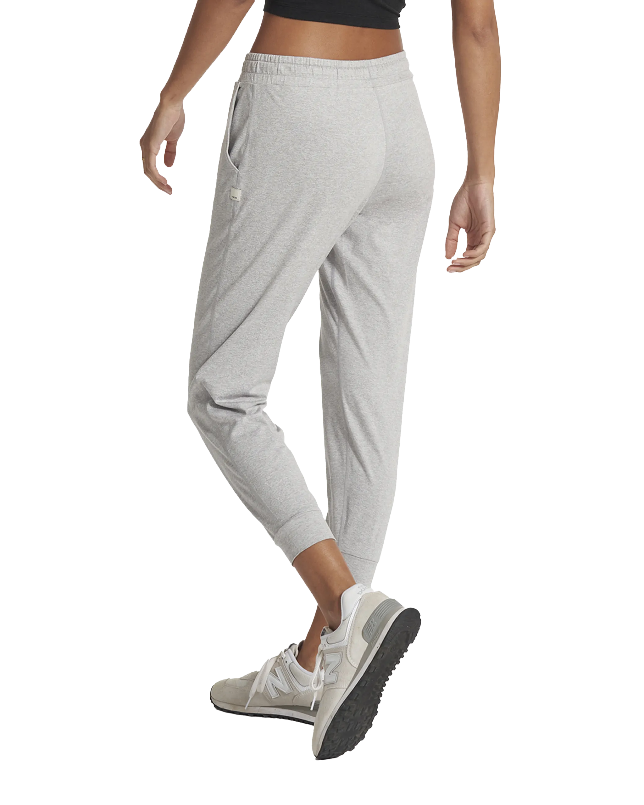 Performance Joggers in Pale Grey Heather