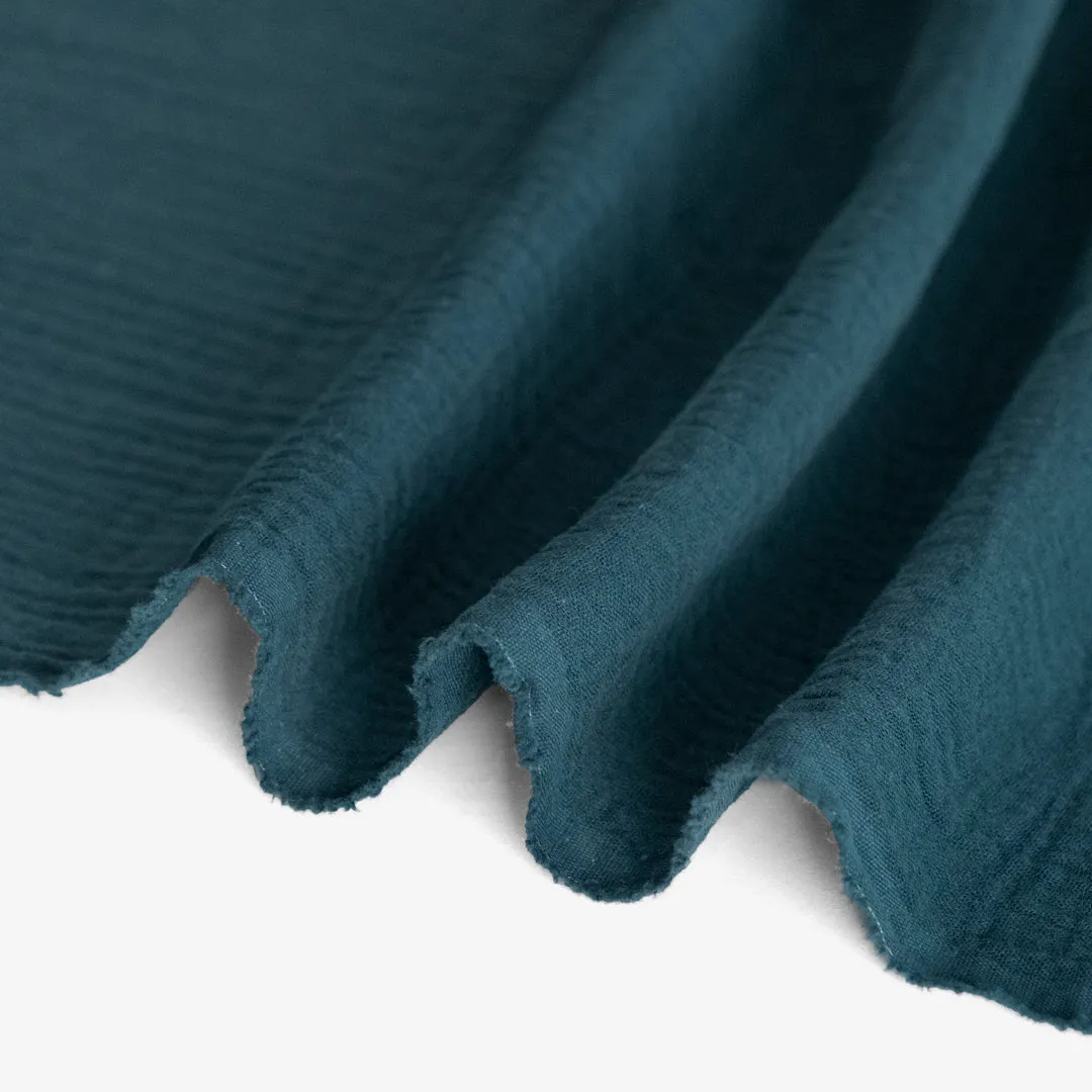 Remnant - 90cm - Organic Cotton Double Gauze - Lagoon