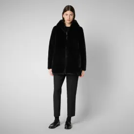 SAVE THE DUCK - BRIDGET REVERSIBLE FAUX FUR JACKET