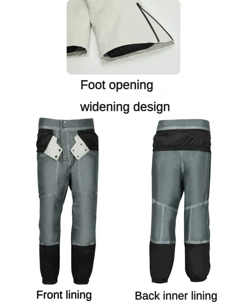 Unisex Sports Skiing Overall 3 Layer Composite Hard Shell