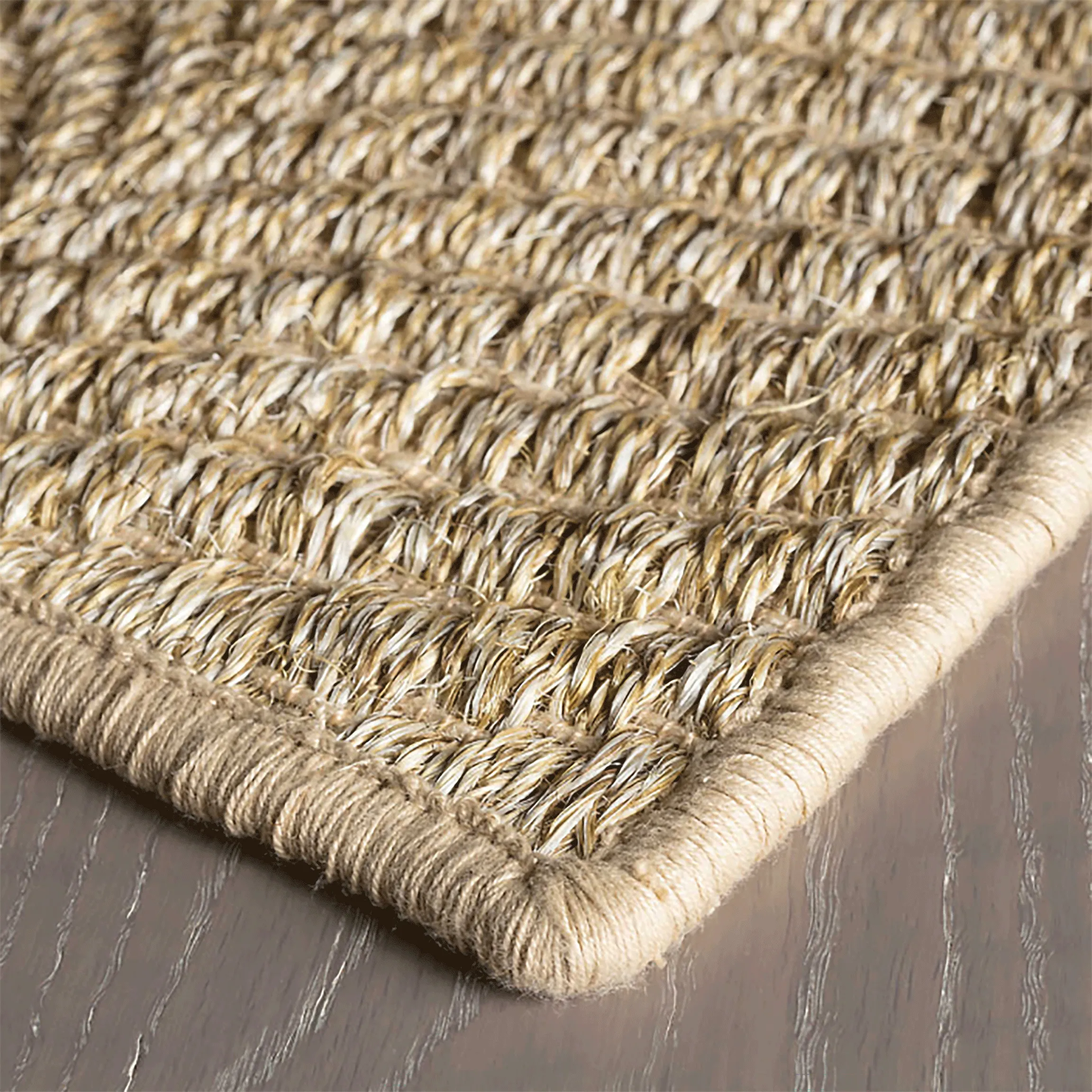 Wave Natural Sisal Woven Rug